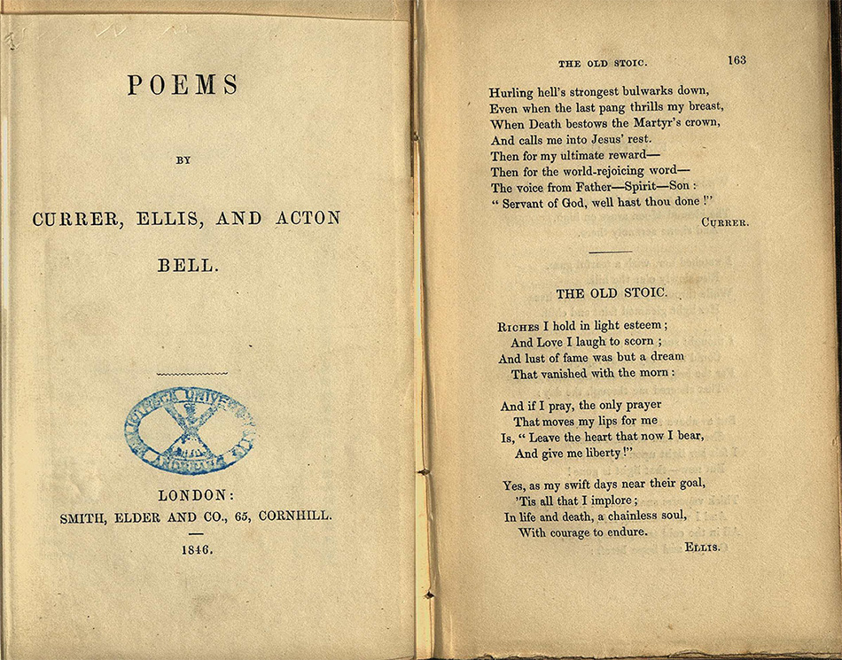 Emily Bronte At 0 Special Collections Blog