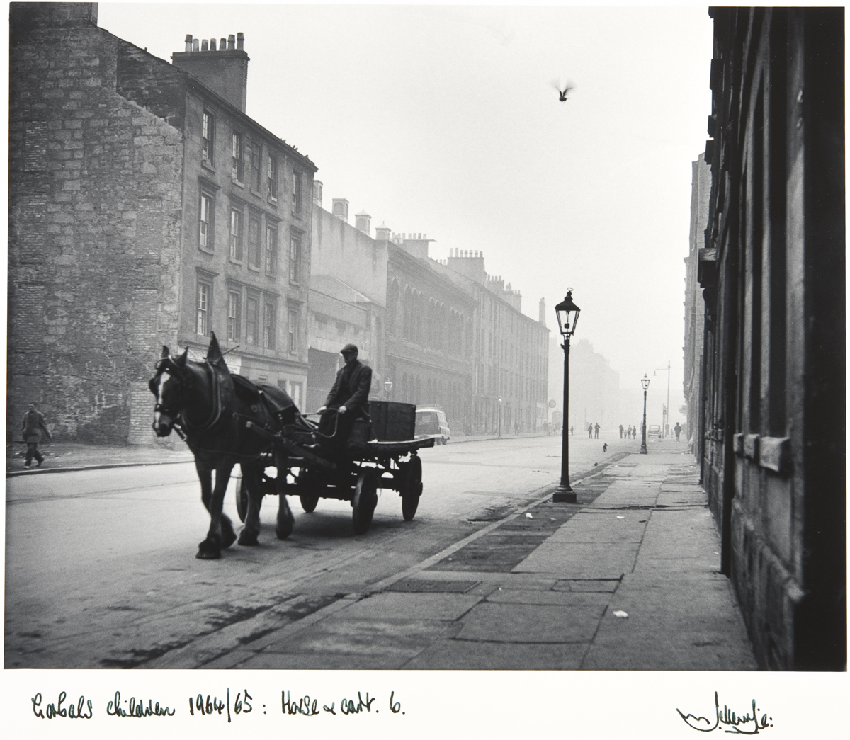     'Horse and Cart, Gorbals' by Joseph McKenzie, 1964-1965. Part of a recent acquisition of a collection of works entitled “Scottish Photography Porfolio I” which was generously donated to the University by the Portfolio Gallery of Edinburgh in 2011
