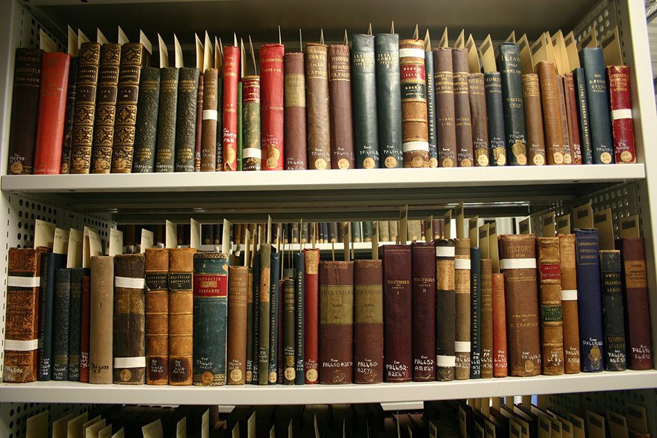 A snapshot of some of the classical texts in the collection