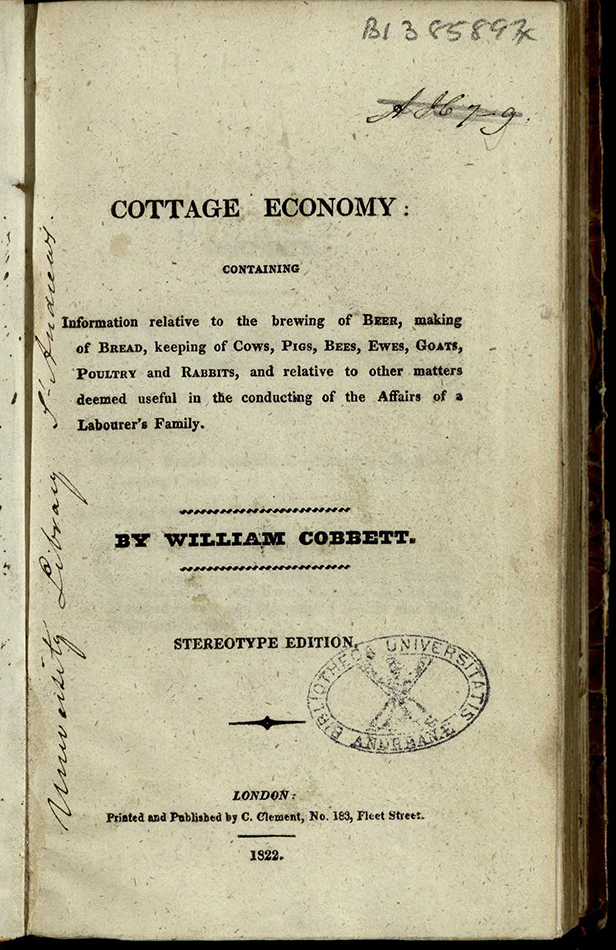 title page Cobbett