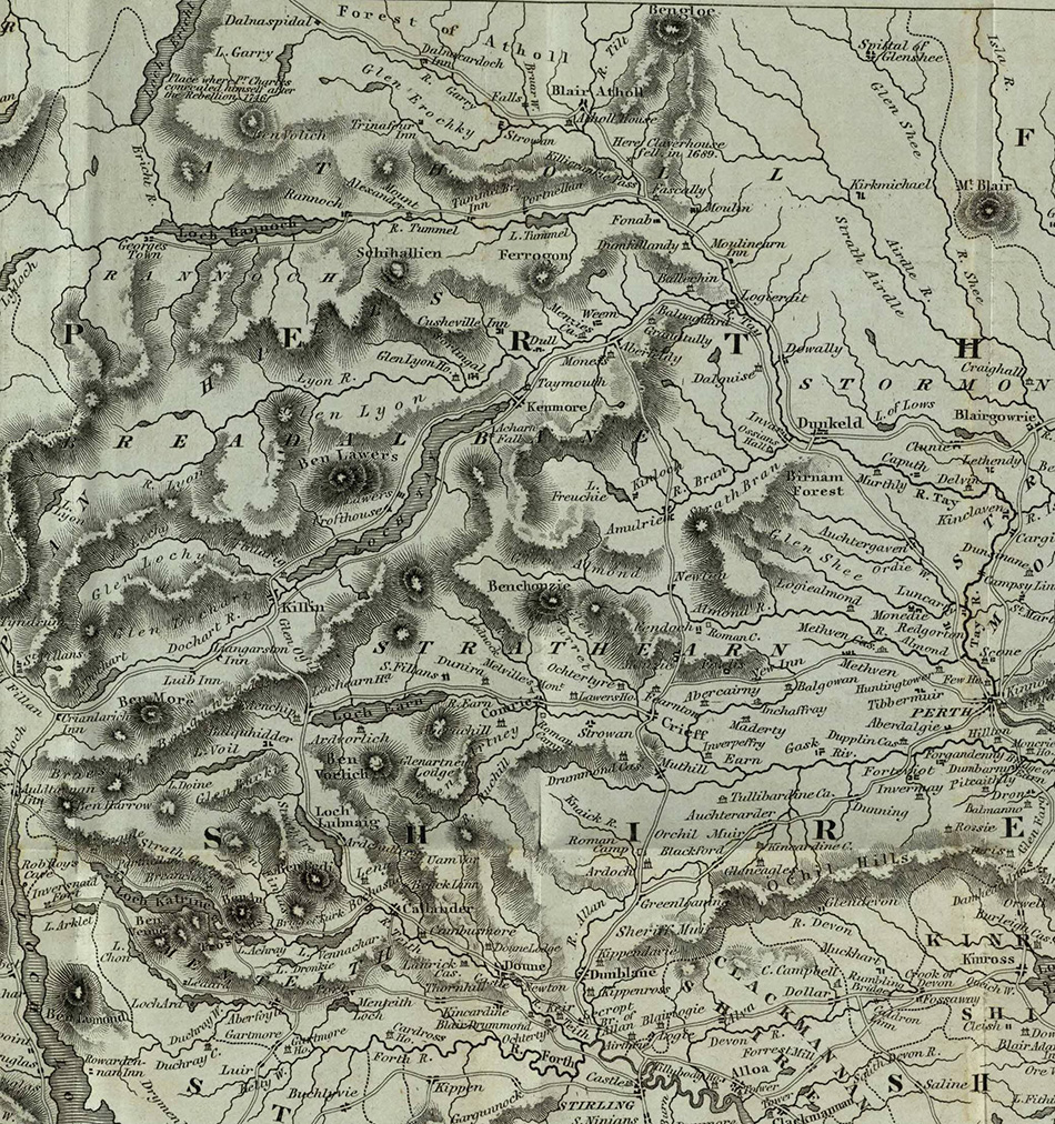 Perthshire map