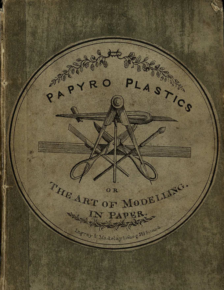 The cover of Papyro Plastics, cunningly showing the equipment needed. St Andrews copy s TT789.P2B7.