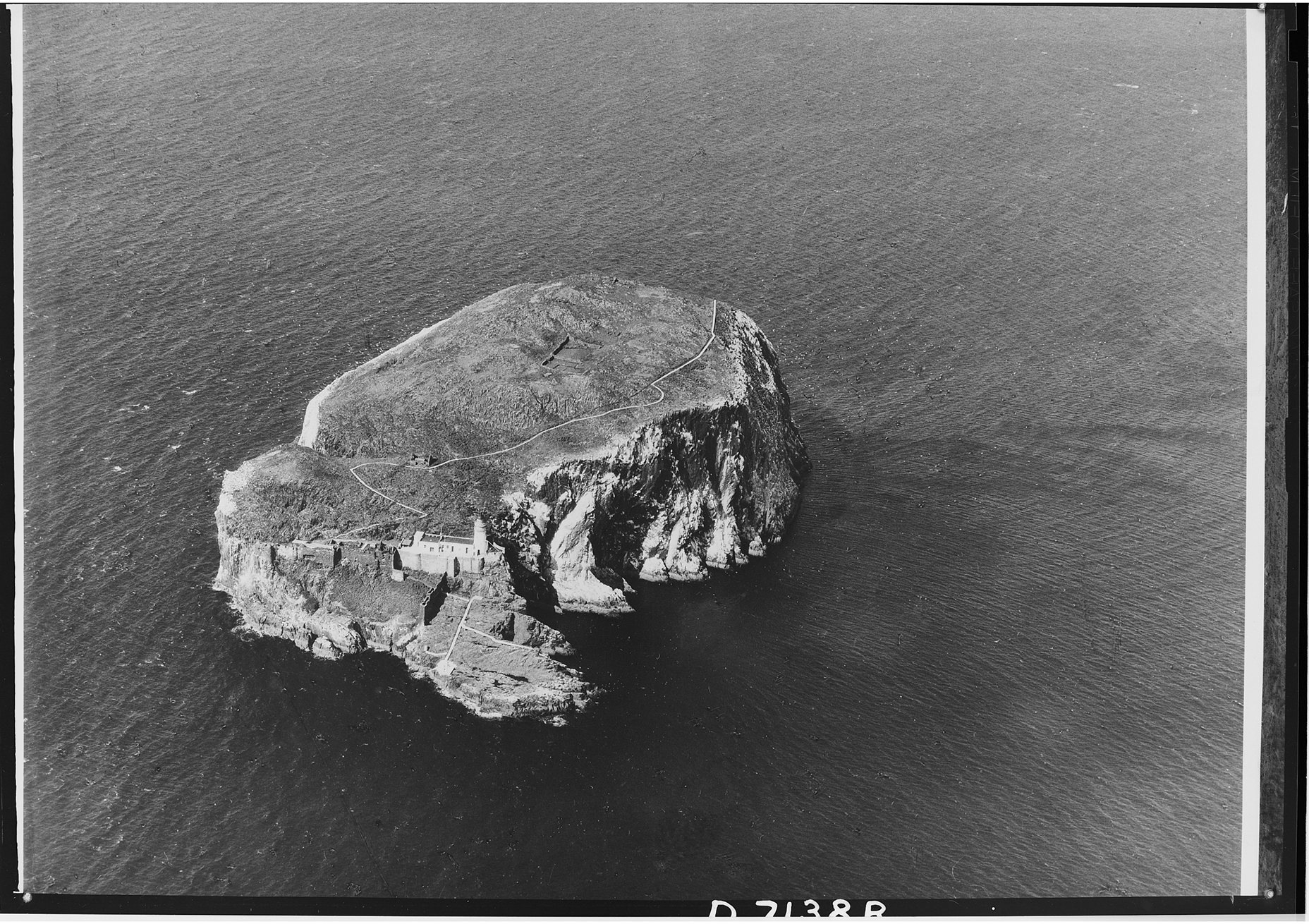 An aerial view of the Bass Rock by J Valentine & Sons (1962)