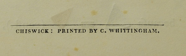 The colophon of Oliver Byrne’s 1847 edition of Euclid’s Elements.