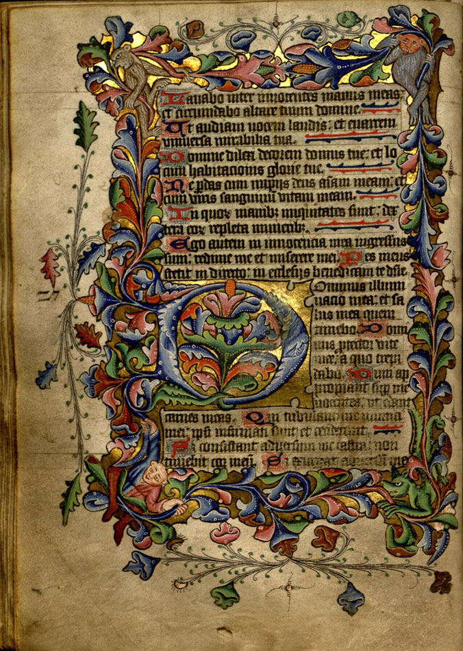 Image from the 'St Andrews Psalter' (msBX2033.A00 [ms5455])
