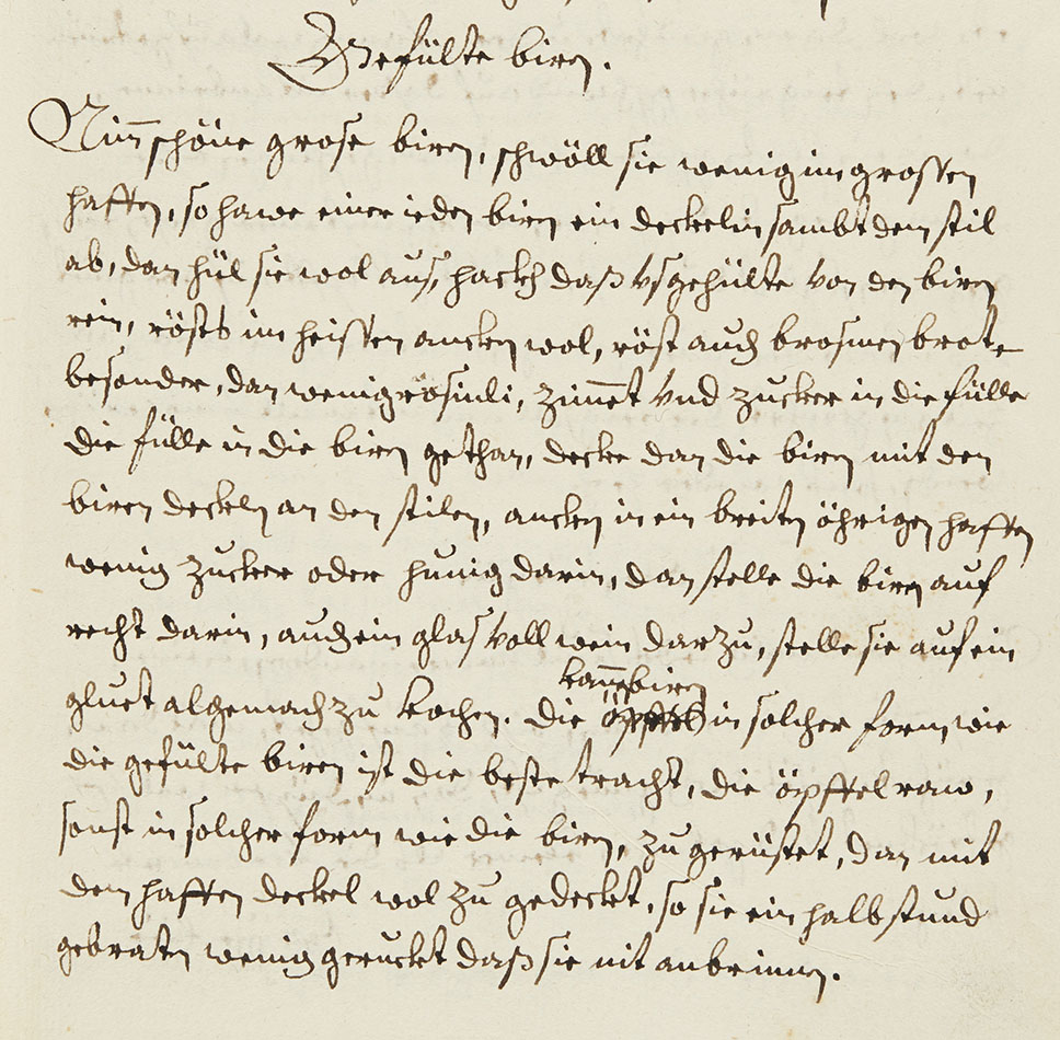 The recipe as written in the manuscript