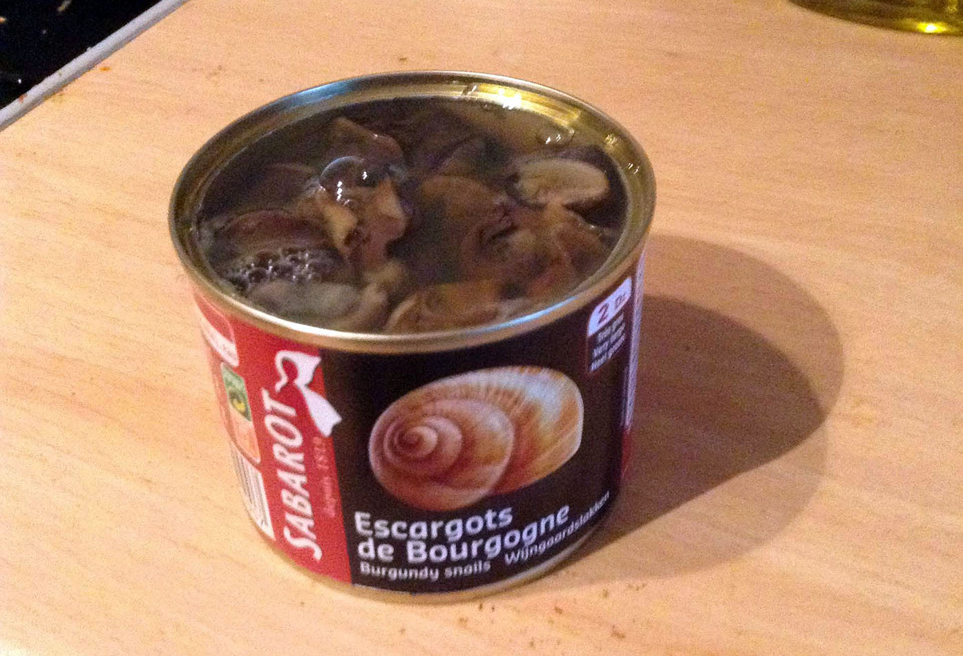 Snails in a can