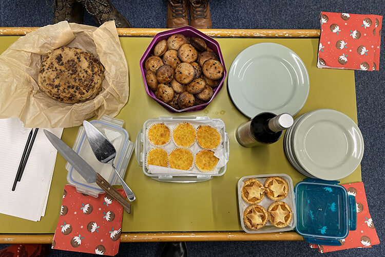 Photograph of cakes and puddings